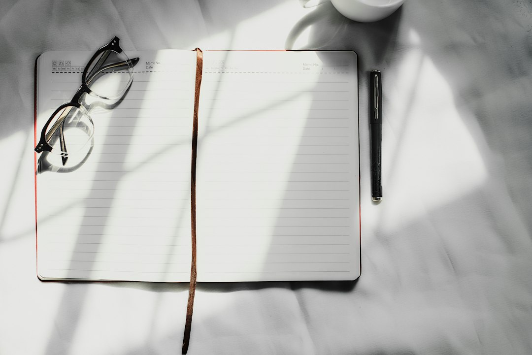Open journal representing self-reflection